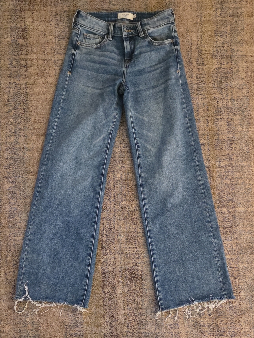 Girls Hidden Jeans 12R - Mini Blake Mid-Rise Dad Jean